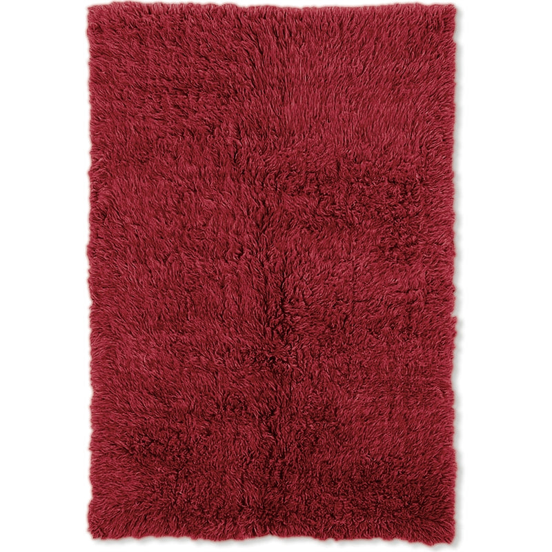 New Flokati 1400gram Red 5x8, Rug