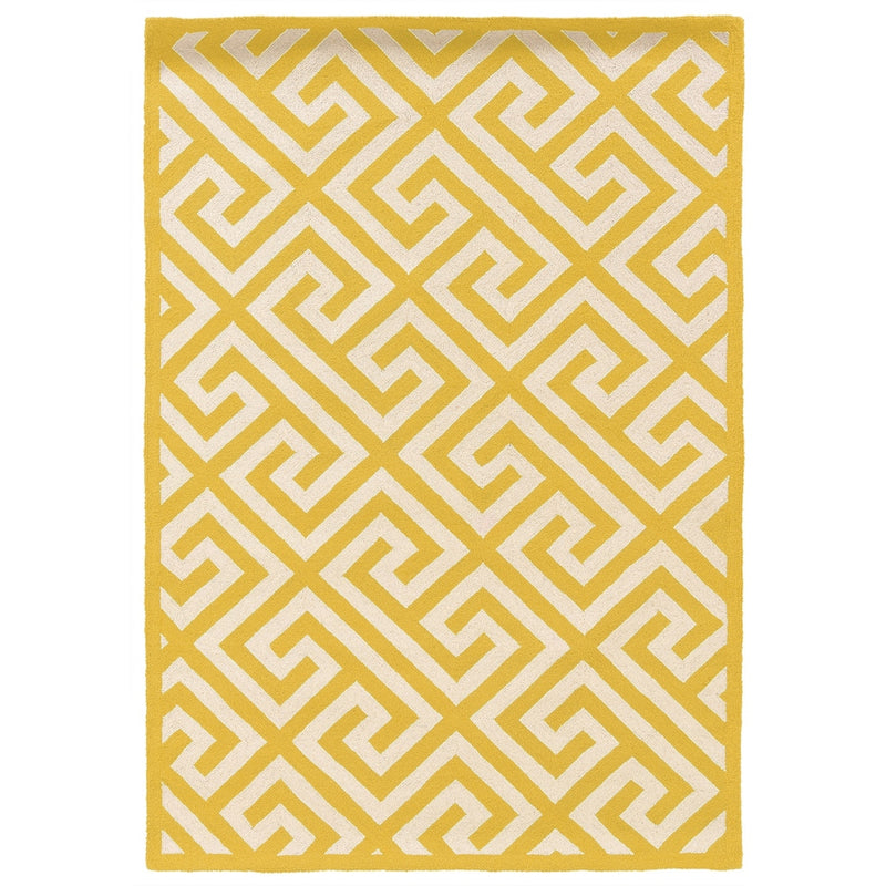 SILHOUETTE KEY YELLOW 2x3 Rug