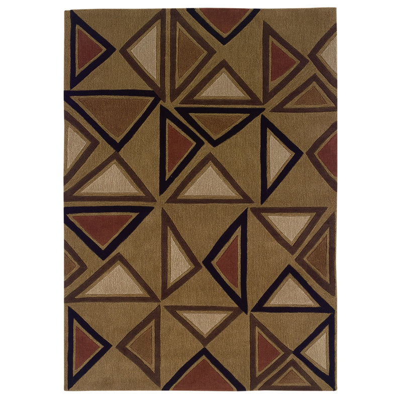 Trio Garlin Camel & Brick 8x10, Rug