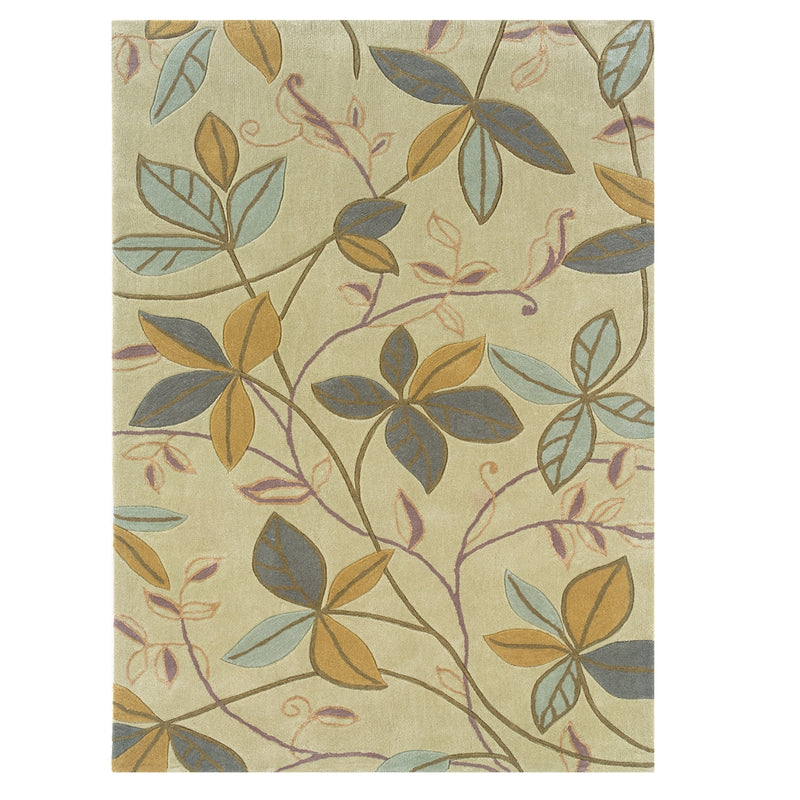 Trio Floating Beige & Blue 8x10, Rug