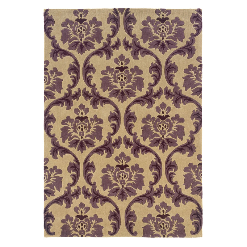 Trio Fiona Cream & Purple 8x10, Rug