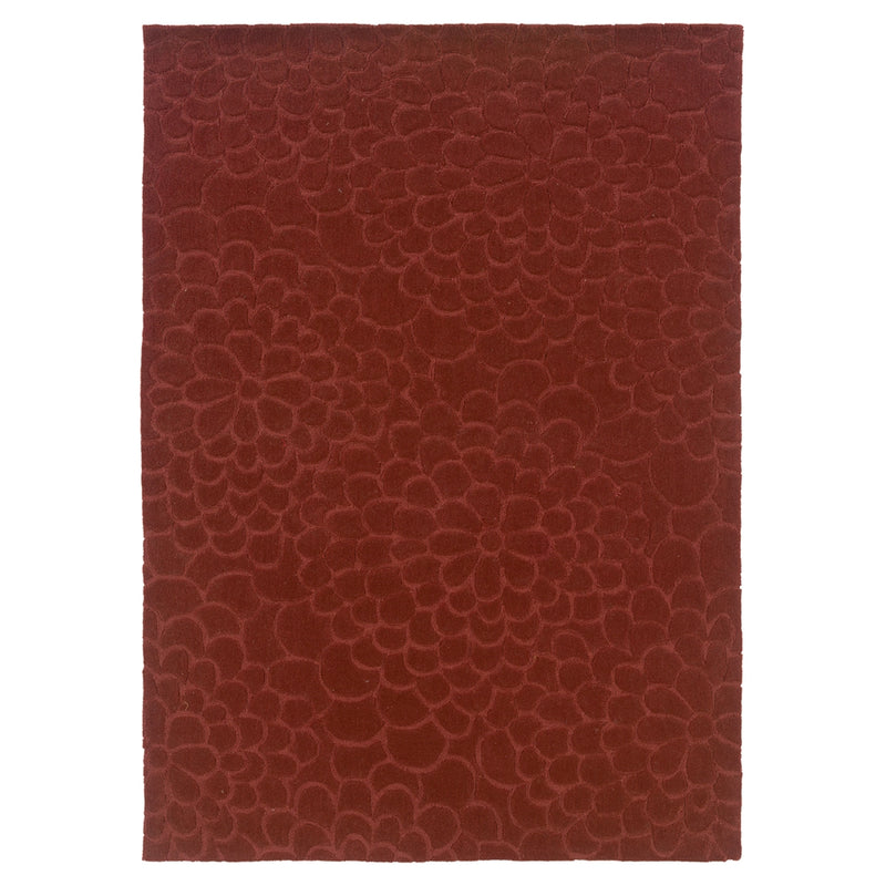 Trio Floral Cinnamon 8x10, Rug