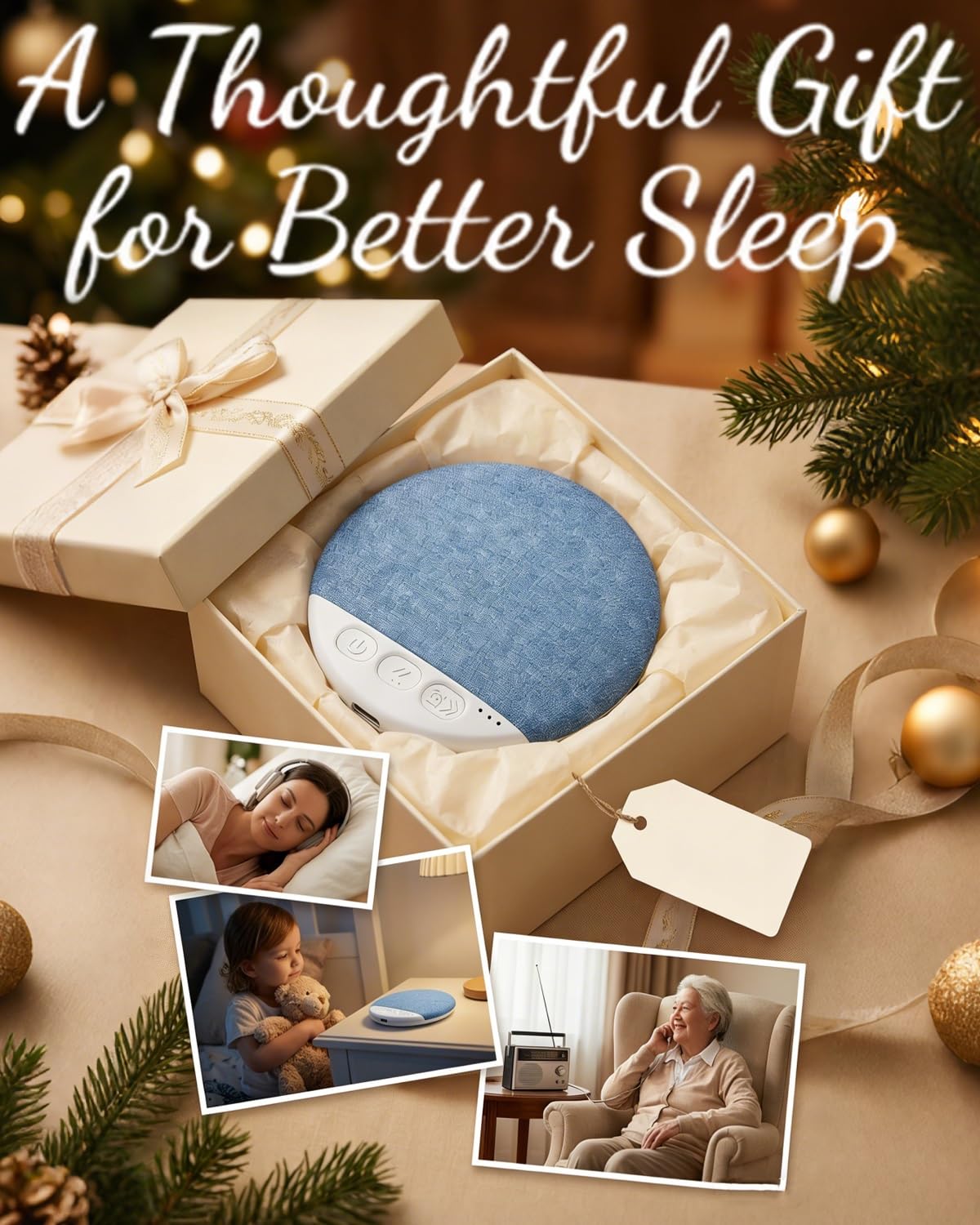 2026 New Flat Under Pillow Speakers for Sleeping, Bone Conduction Pillows Speaker Bluetooth, Private Ultra-Thin Aid with White Noise Timer, Mini Portable Slim Wireless Bedside Speak