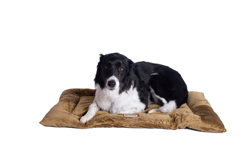 Armarkat M01CHL-L Large Pet Bed Mat , Dog Crate Soft Pad  With Poly Fill Cushion, Sage Green