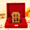 Ekhasa 100% Pure Brass Ram Darbar Murti in Luxury Red Velvet Gift Box God Idols for Gifting | Best Wedding Gifts for Marriage Couple, Gifts for Couples, Housewarming Or Shop Opening Ceremony