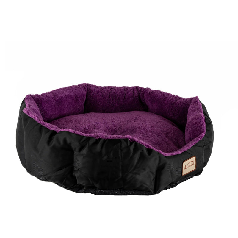 Armarkat Large, Soft Cat Bed in Purple and Black - C101NH/ZH