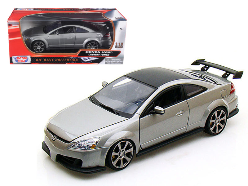 2003 Honda Accord Gray Metallic 1/18 Diecast Model Car by Motormax