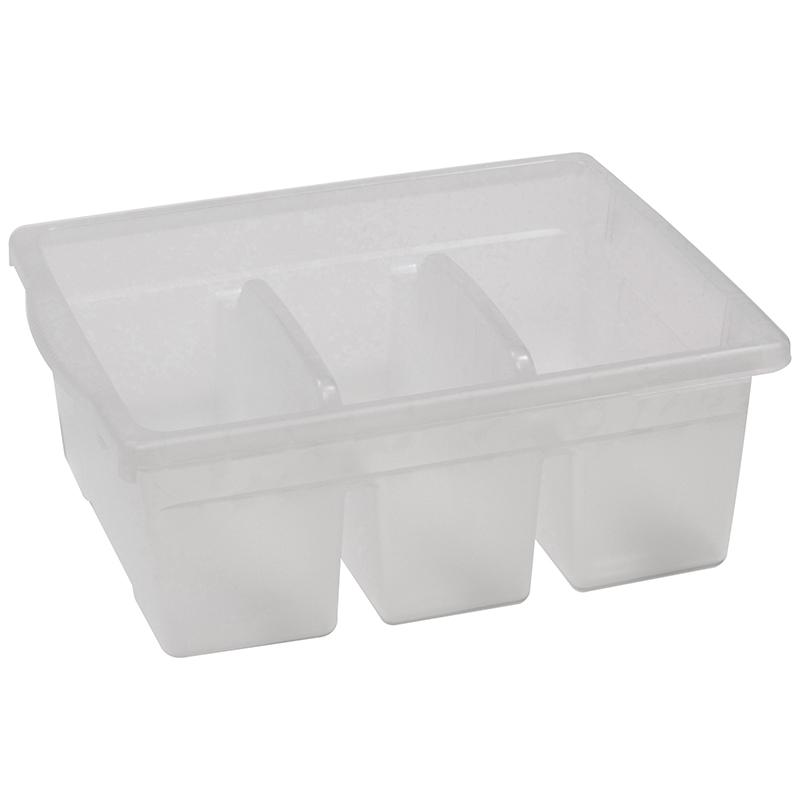 LEVELED READING CLEAR LARGE DIVIDED BOOK TUB