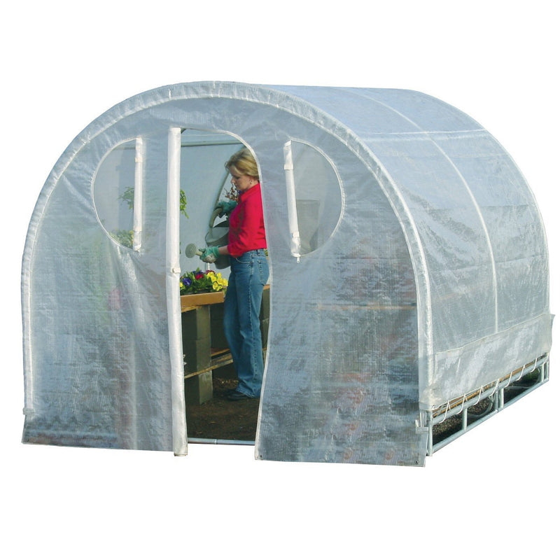 Polytunnel Hoop House Style Greenhouse (8 x 8)