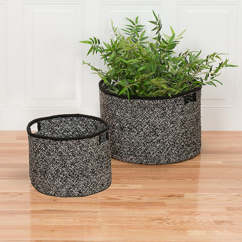 Casablanca Basket - Black 15"x15"x12"