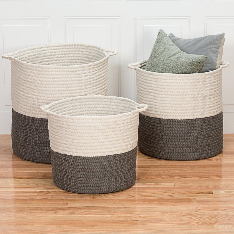 Craftworks Basket - Grey 18"x18"x17"