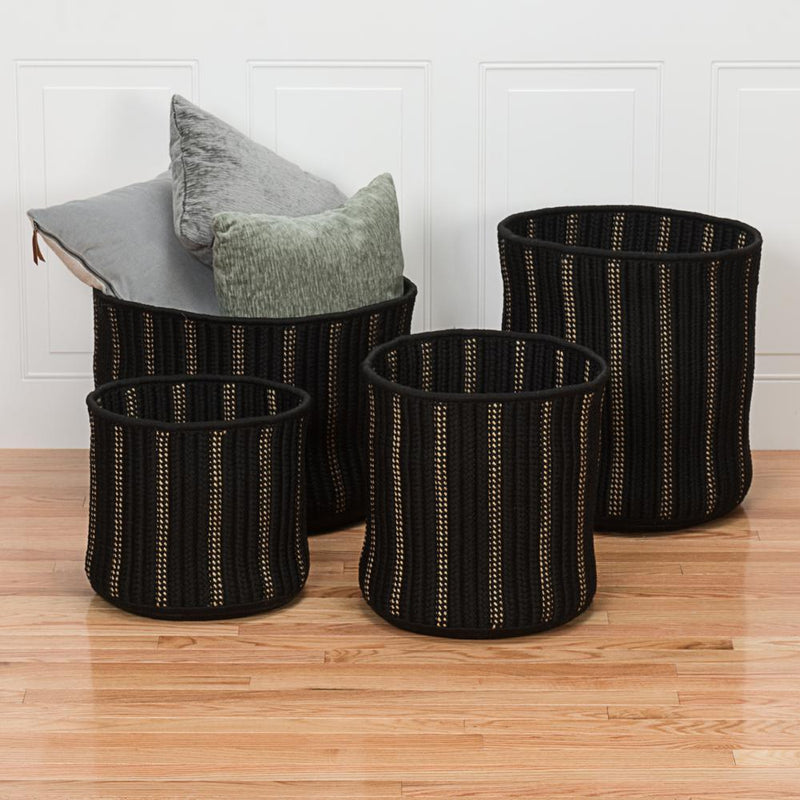 Essentia Basket - Black 16"x16"x18"