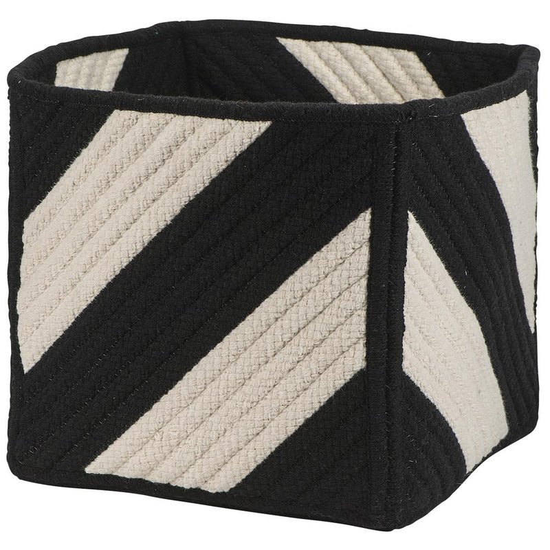 Geo-Band Basket - Black 10"x10"