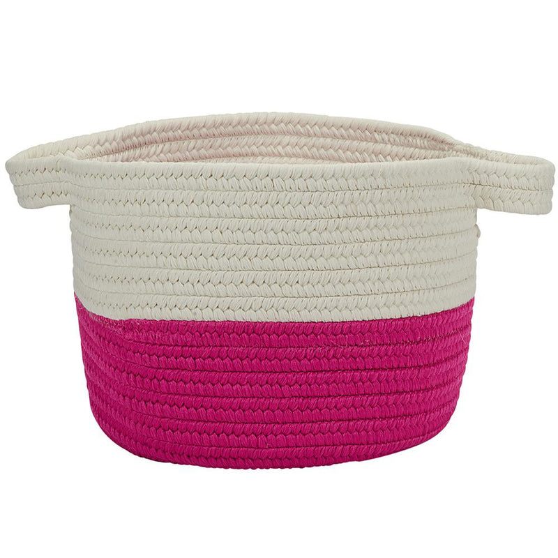 Beach Bum Basket - Magenta 15 x15 x12  Storage Basket