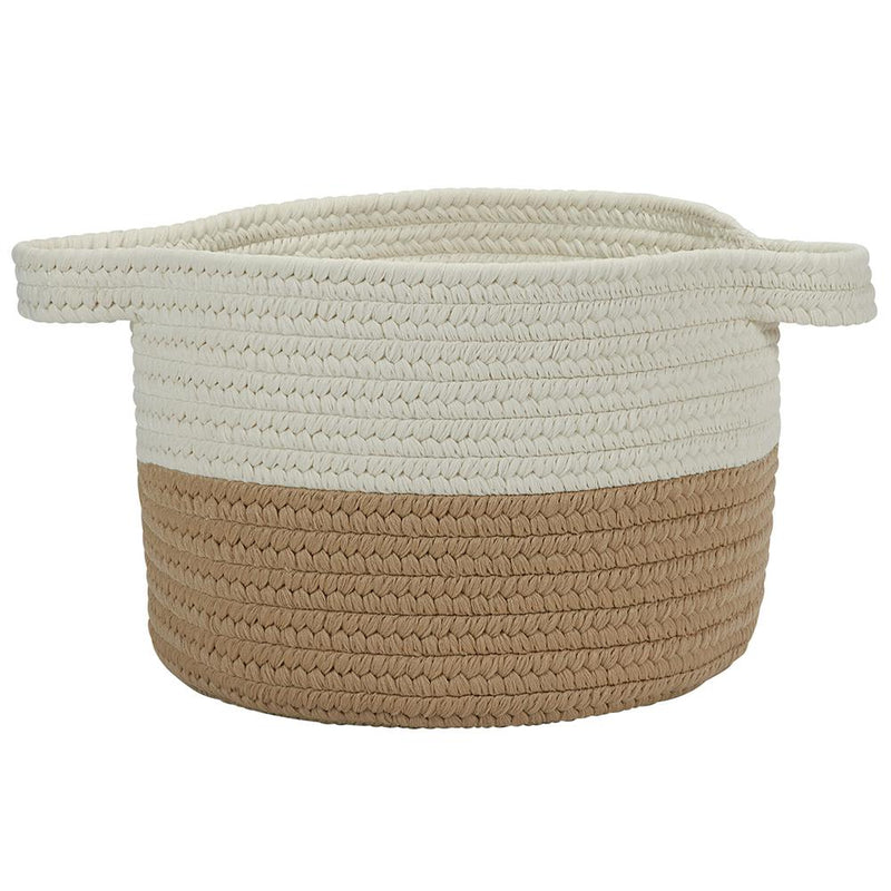 Beach Bum Basket - Natural 13 x13 x9  Storage Basket