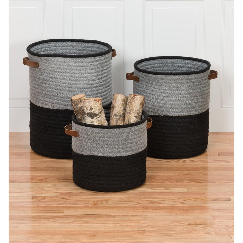 Casa Mesa Basket - Black 12"x12"x12"