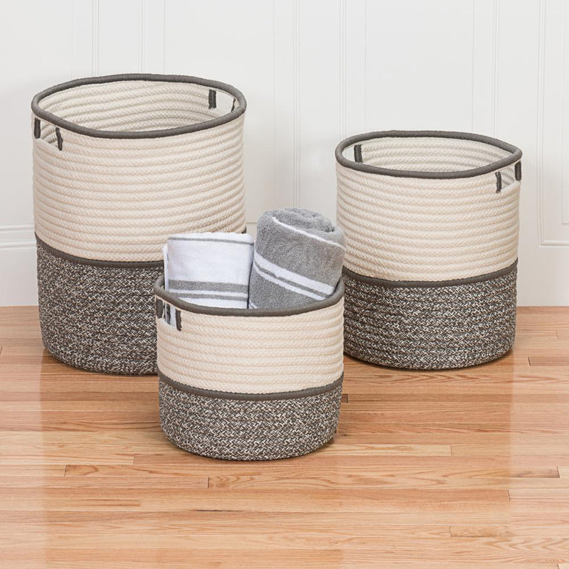 Jaydon Basket - Grey 10"x10"x12"