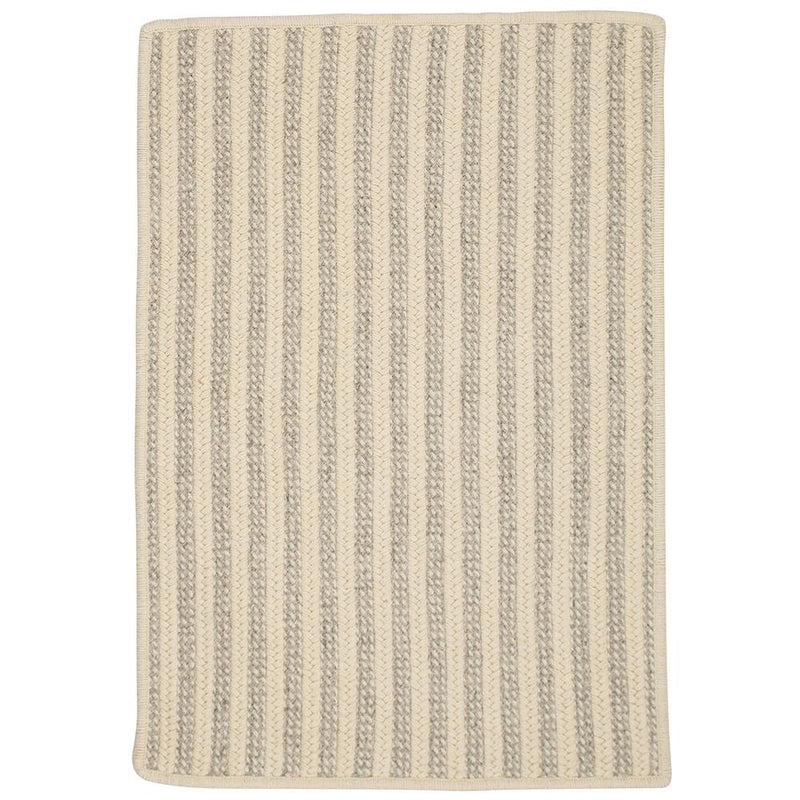 Woodland Vertical Stripe - Light Gray 6'x9'