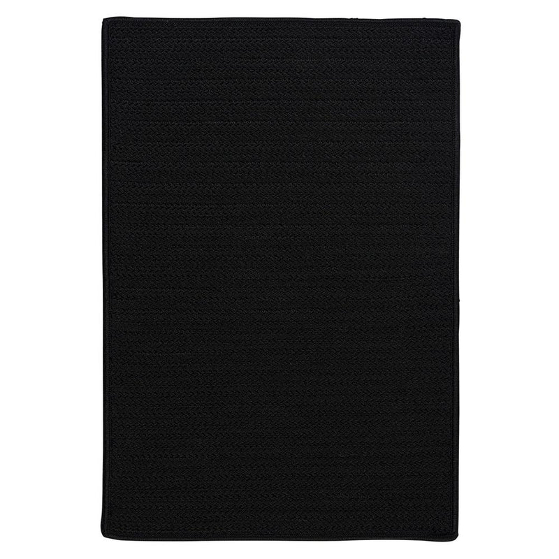 Simply Home Solid - Black 4' square