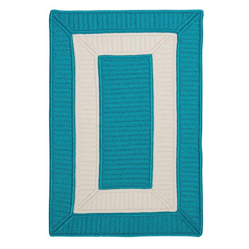 Rope Walk - Turquoise 8' square