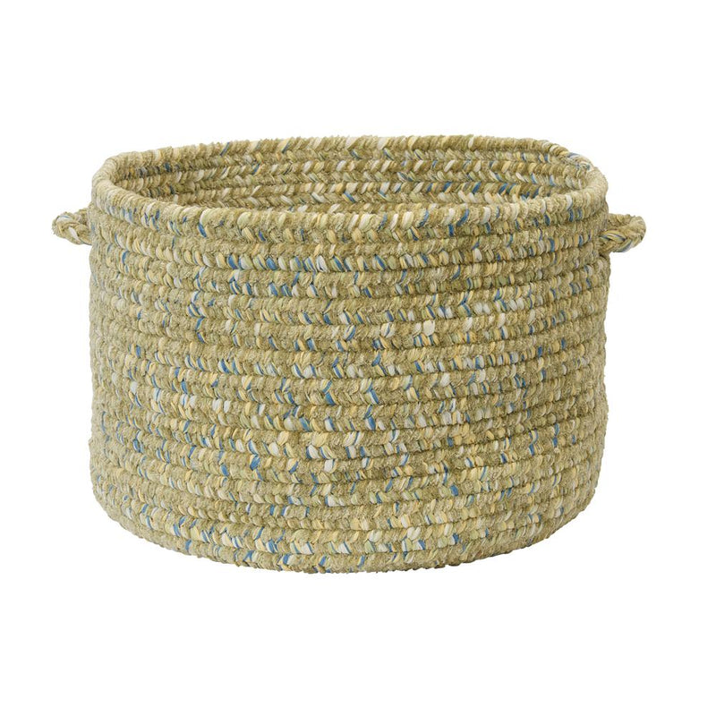 West Bay- Celery Tweed 18 x12  Utility Basket