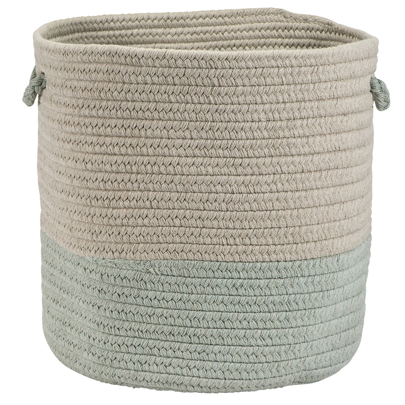 Sunbrella Coastal Sea 15x15x16 Basket