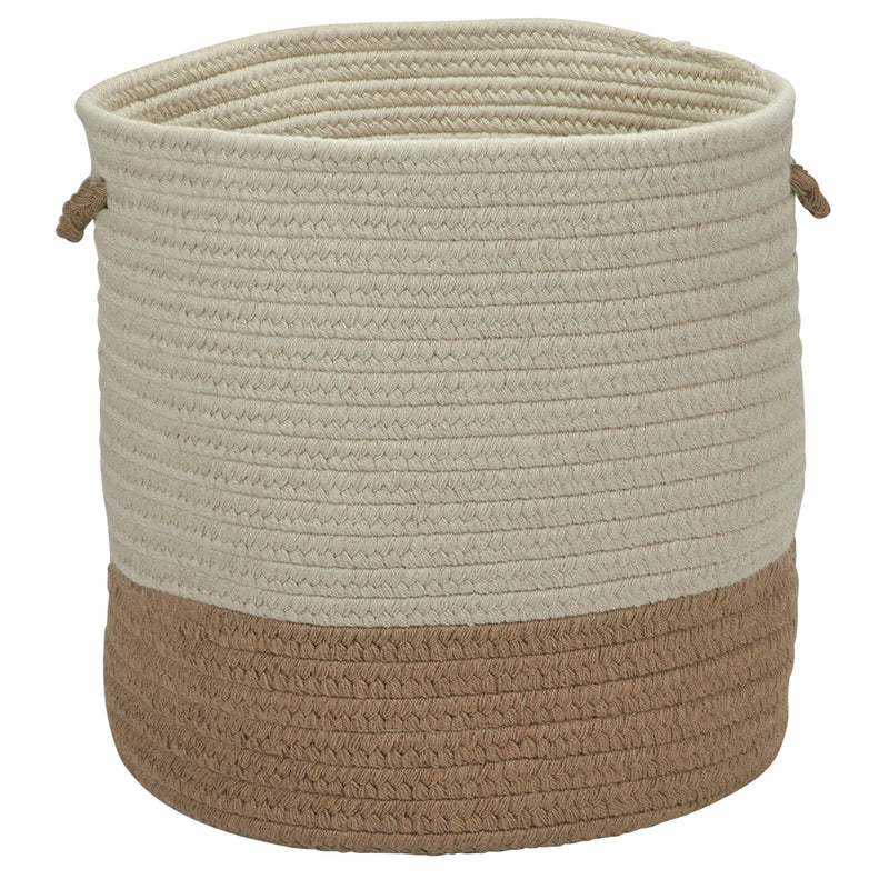 Sunbrella Coastal Alpaca 13x13x11 Basket