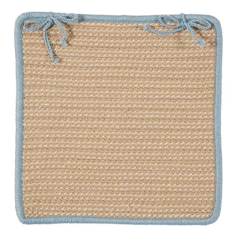 Boat House - Light Blue Chair Pad (set 4)