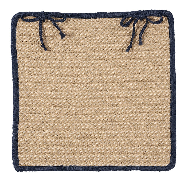 Boat House - Navy Chair Pad (set 4)