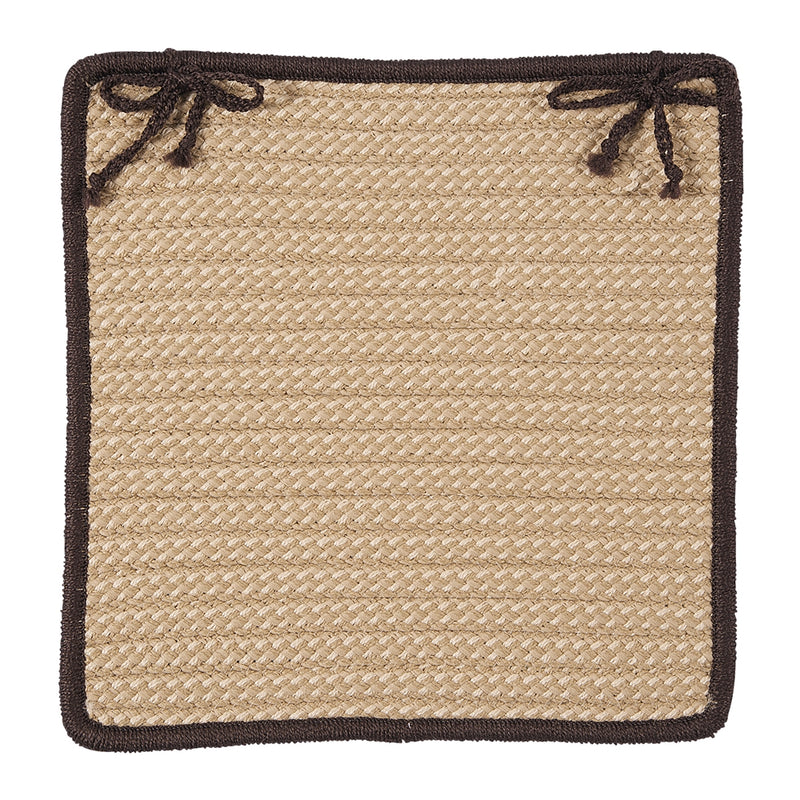 Boat House - Brown Chair Pad (set 4)