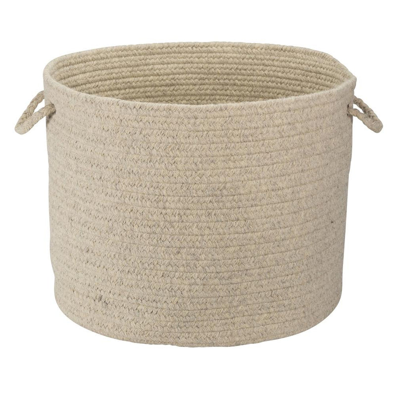 Shear Natural - Cobblestone 18"x12" Utility Basket