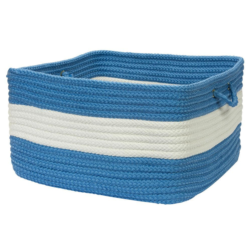 Rope Walk - Blue Ice 18"x12" Utility Basket