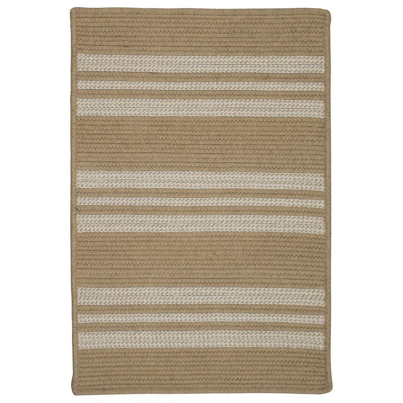 Sunbrella Southport Stripe- Wheat 8'x10'