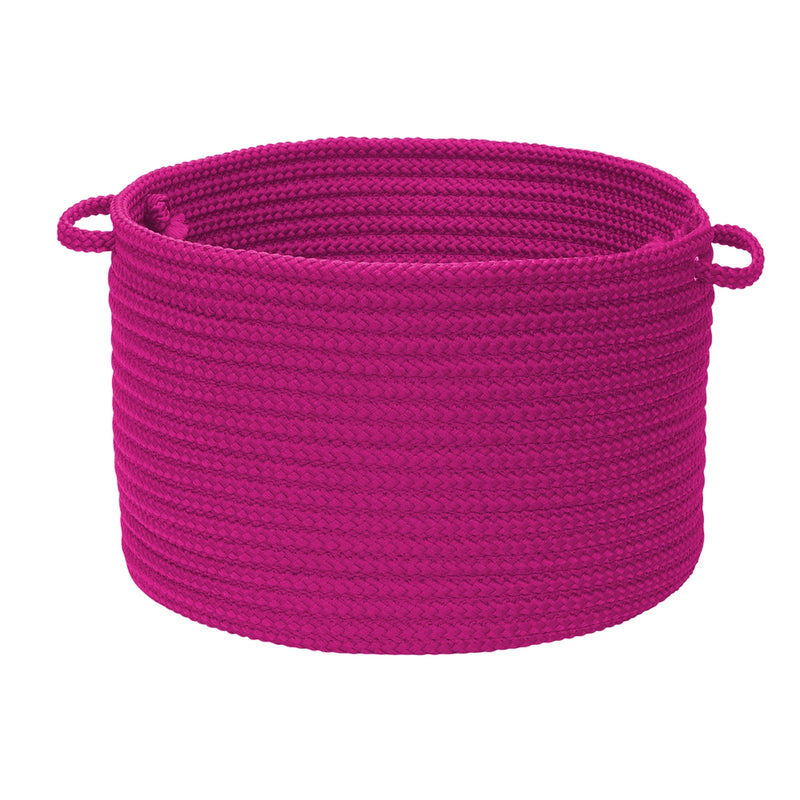 Simply Home Solid - Magenta 24"x14" Utility Basket