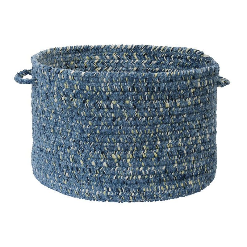 West Bay- Blue Tweed 14"x10" Utility Basket