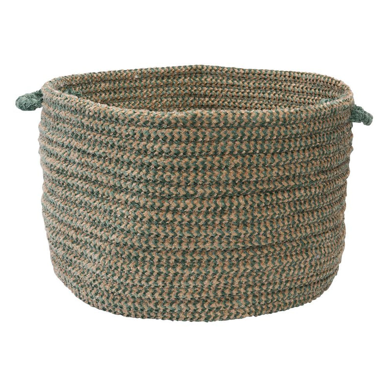 Softex Check- Myrtle Green Check 14"x10" Utility Basket