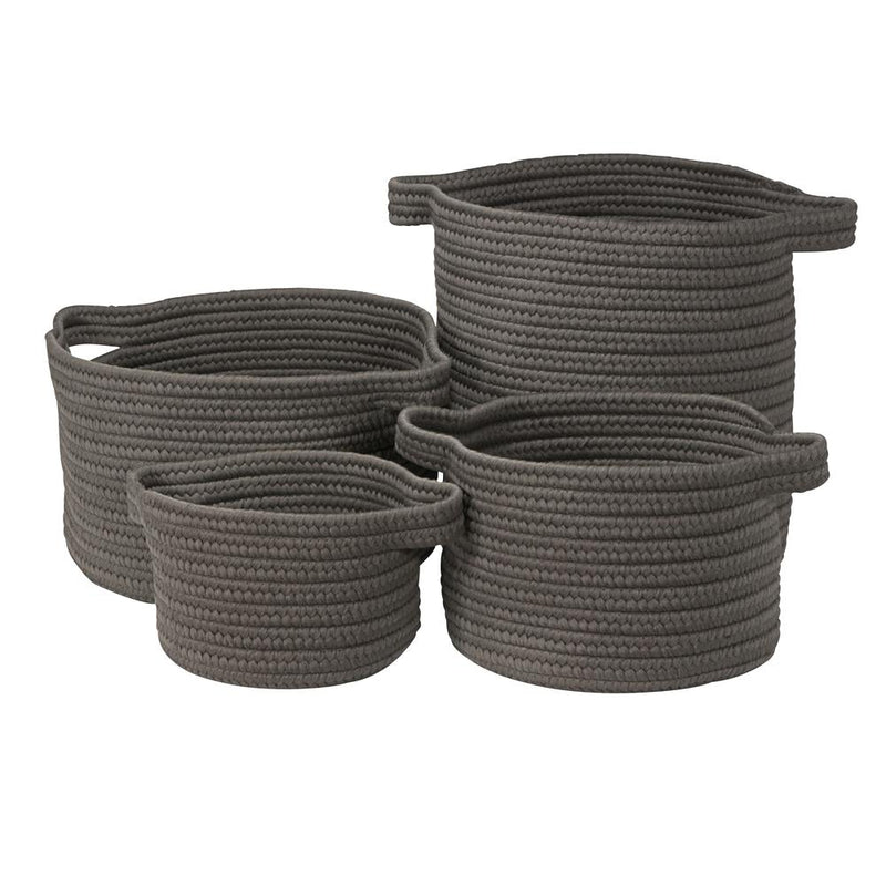 American Farmhouse 4-Piece Basket Set - Smoke