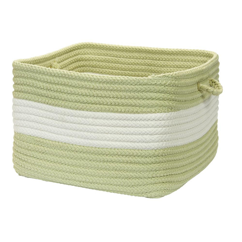 Rope Walk - Celery 18"x12" Utility Basket