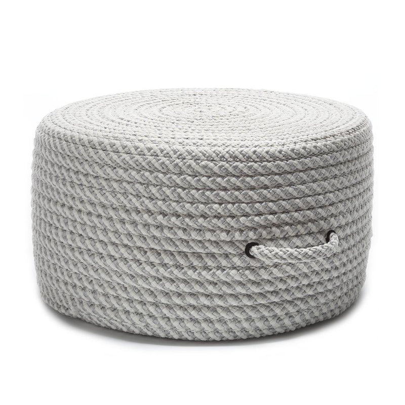 Bright Twist Pouf Shadow/White 20"x20"x11"