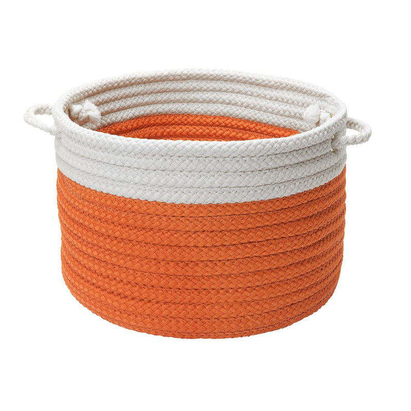 Dipped Indoor/Outdoor Basket - Orange 24"x14"