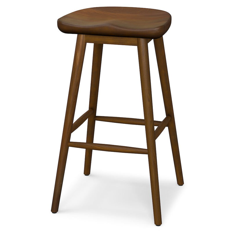 Teagan Bar Stool in Dark Walnut