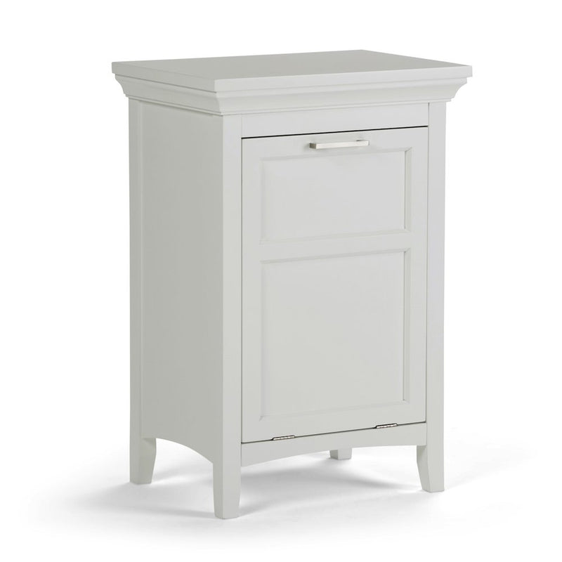 Avington Laundry Hamper In Pure White