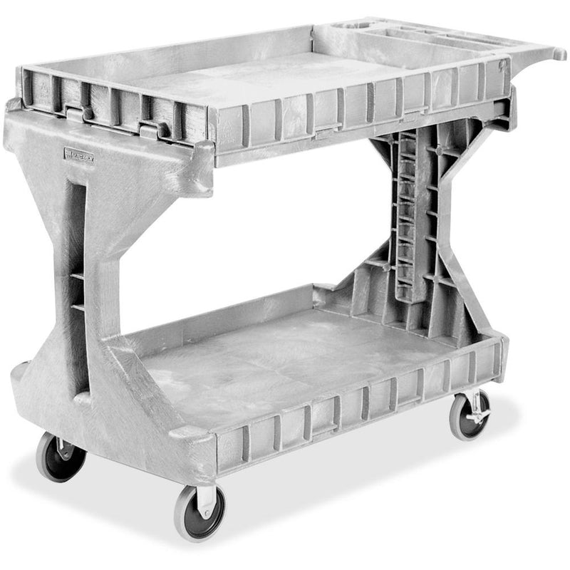 Akro-Mils ProCart Utility Cart - 400 lb Capacity - Plastic Foam - x 45  Width x 24  Depth x 35  Height - Gray - 1 Each