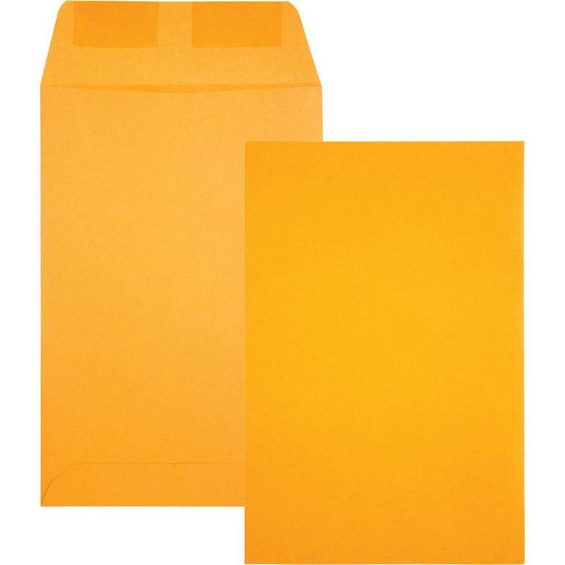 Quality Park 6 x 9 Catalog Envelopes - Catalog - 6  Width x 9  Length - 28 lb - Gummed - Kraft - 500 / Box - Kraft