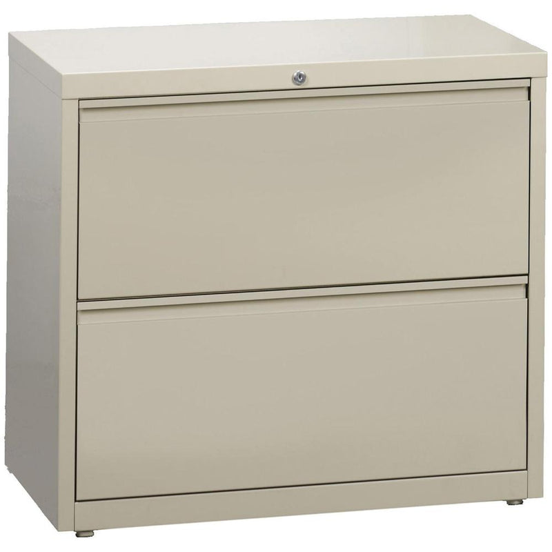 Lorell Fortress Series Lateral File - 36" x 18.6" x 28.1" - 2 x Drawer(s) for File - Legal, Letter, A4 - Lateral - Rust Proof, Leveling Glide, Interlocking, Ball-bearing Suspension, Label Holder - Put