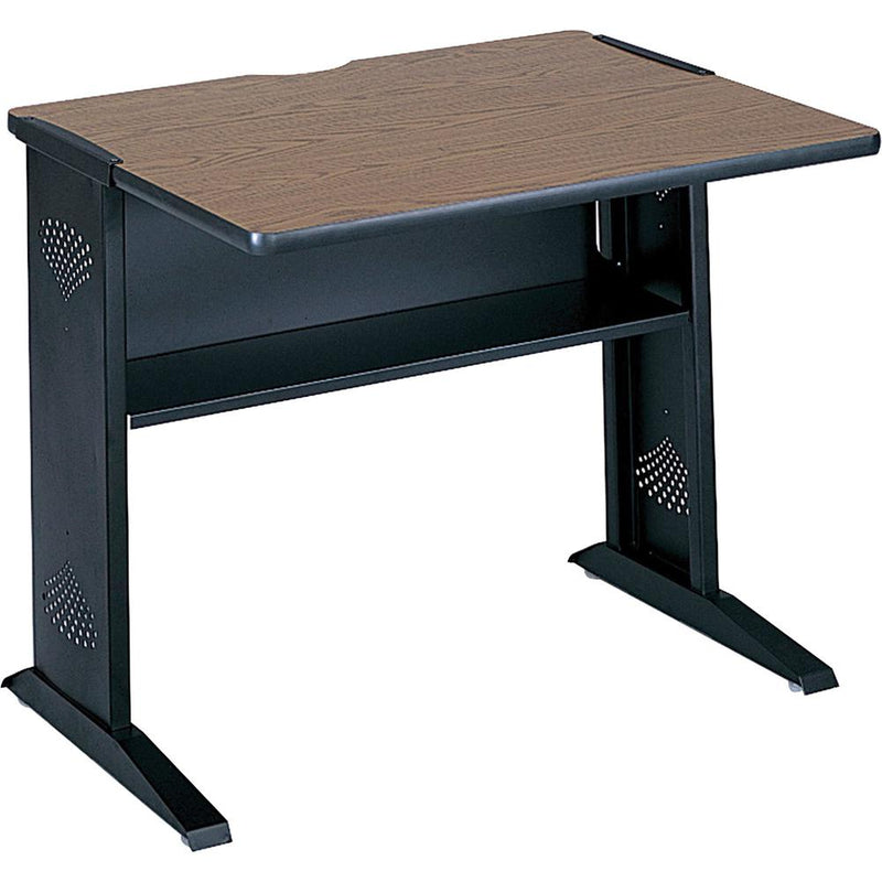 Safco 36"W Reversible Top Computer Desk - For - Table TopRectangle Top - 28" Table Top Length x 35.50" Table Top Width - Assembly Required - Steel - 1 Each