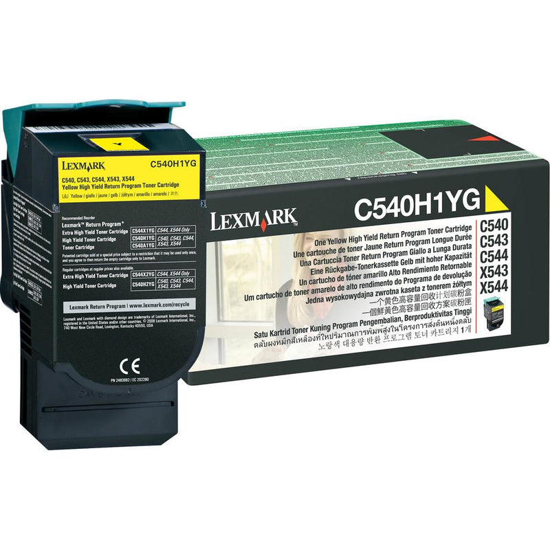 Lexmark Original Toner Cartridge - Laser - 2000 Pages - Yellow - 1 Each