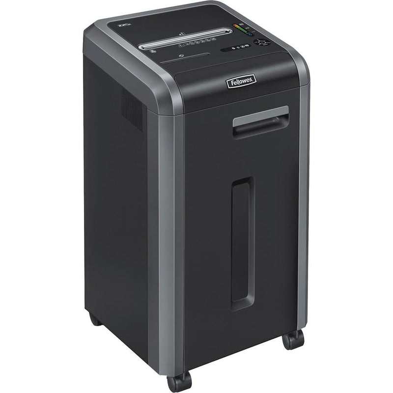 Fellowes Powershred&reg; 225i 100% Jam Proof Strip-Cut Shredder - Continuous Shredder - Strip Cut - 22 Per Pass - for shredding Staples, Credit Card, CD, DVD, Paper Clip, Junk Mail, Paper - 0.219  Shr