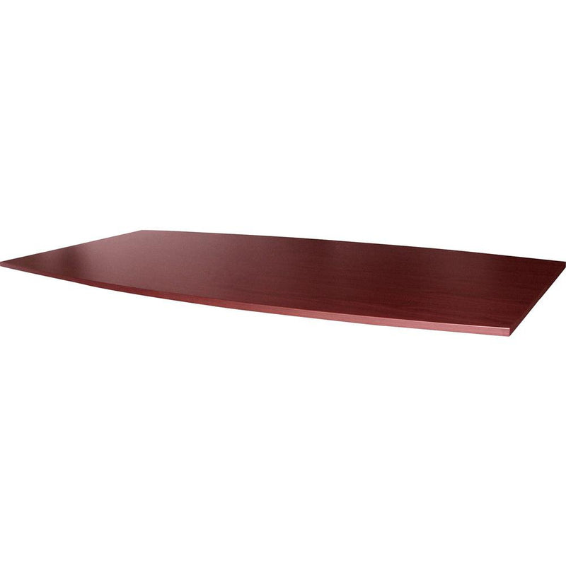 Lorell Essentials Boat-Shaped Conference Tabletop (Box 1 of 2) - Boat Top x 48" Table Top Width x 96" Table Top Depth x 1.25" Table Top Thickness - 1" Height x 94.50" Width x 47.25" Depth - Assembly R