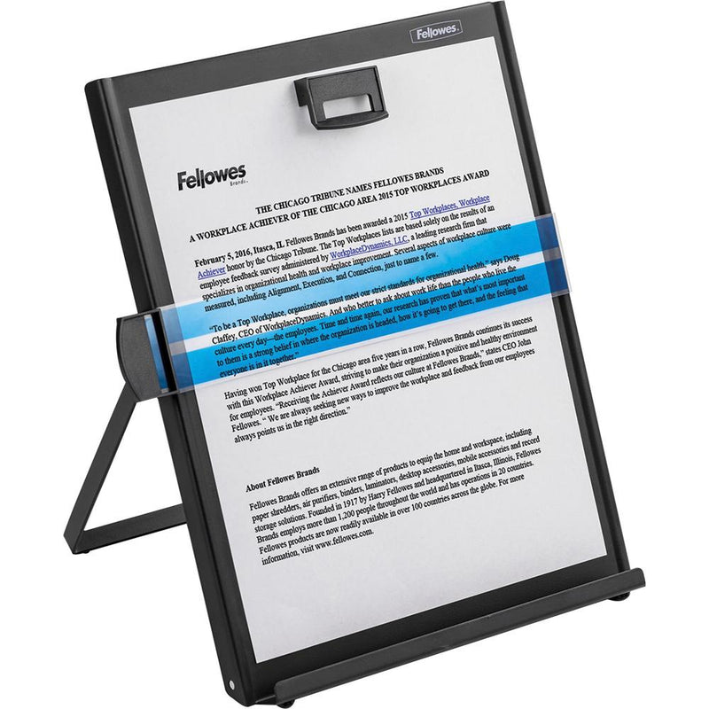 Metal Copyholder - 11.4  Height x 10.6  Width x 8.4  Depth - Black - Metal